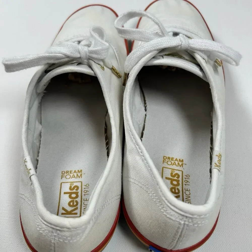 Keds Rainbow Sole Sneakers Tennis Shoes White Dream Foam Womens Size 9/ EUR 40 - Picture 4 of 11